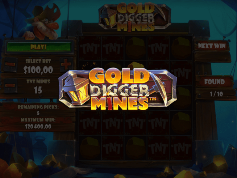 Gold Digger Mines - Buen juego de minas